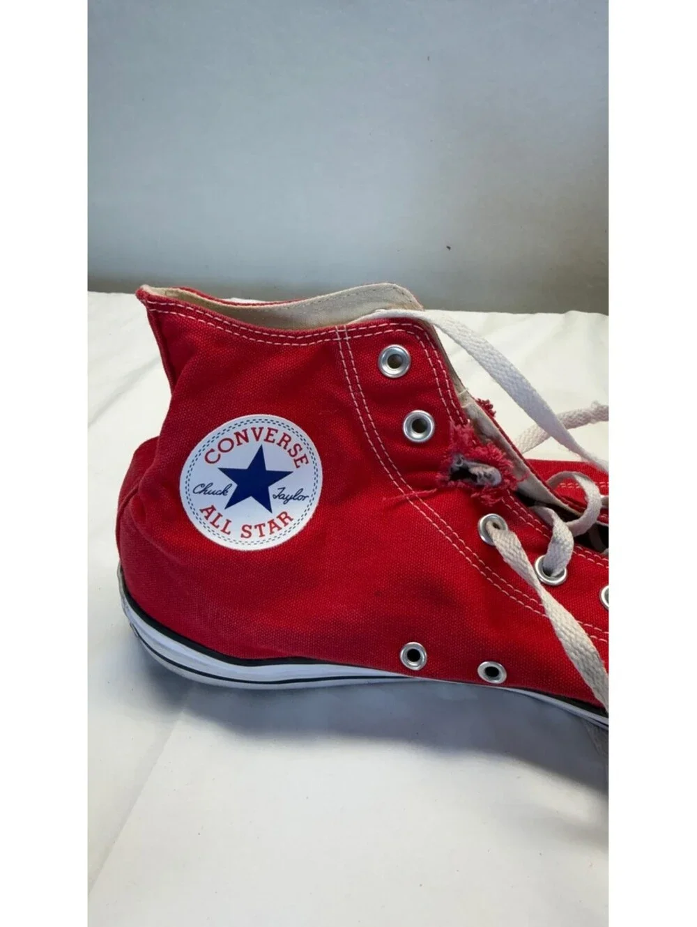 Converse Chuck Taylor All Star High Top Red Sneakers Men's Size 13 A-12